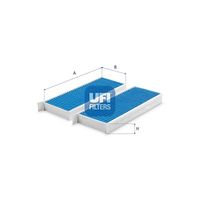 UFI 3425400 - Filtro, aire habitáculo - ARGENTIUM