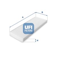 UFI 53.014.00 - Filtro, aire habitáculo