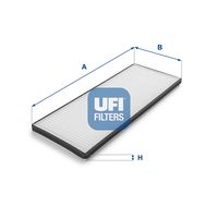 UFI 5301500 - Filtro, aire habitáculo