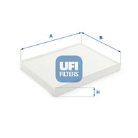UFI 5337900 - Filtro, aire habitáculo
