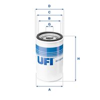 UFI 2315100 - Filtro de aceite