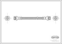 CORTECO 19025913 - Tubo flexible de frenos
