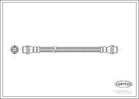 CORTECO 19031221 - Tubo flexible de frenos