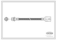 CORTECO 19035054 - Tubo flexible de frenos