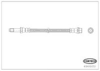 CORTECO 49416051 - Tubo flexible de frenos