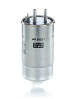 MANN-FILTER WK85321 - Tipo de filtro: con calefacción del filtro<br>Tipo de filtro: Cartucho filtrante<br>Altura [mm]: 169<br>Diámetro interior [mm]: 22<br>Diámetro exterior [mm]: 66<br>Diámetro exterior 1 [mm]: 94<br>SVHC: No existen sustancias SVHC<br>