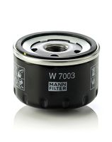 MANN-FILTER W7003 - Filtro de aceite