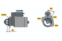 BOSCH 0001107417 - Motor de arranque