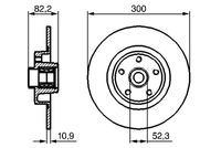 BOSCH 0986479280 - Disco de freno