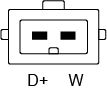 BOSCH 0986038380 - Alternador