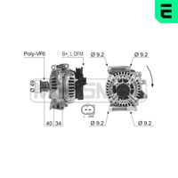 BOSCH 1987302031 - Tensión [V]: 12<br>Potencia nominal [W]: 55<br>Tipo de lámpara: H3<br>Modelo de zócalo, bombilla incandescente: PK22s<br>