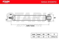 SACHS 319733 - Lado de montaje: Eje delantero<br>Suspensión: para vehículos con chasis estándar<br>Suspensión: para vehículos sin regulación eléctrica de la amortiguac.<br>Tipo de amortiguador: Columna de amortiguador<br>Sistema de amortiguadores: Bitubular<br>Tipo de amortiguador: Presión de gas<br>Parámetro: ST32/22X163A<br>Tipo de sujeción de amortiguador: Espiga arriba<br>SVHC: No hay información disponible, diríjase al fabricante.<br>