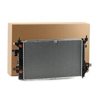 RIDEX 470R0194 - Material: Aluminio<br>Calefacción / Refrigeración: para vehículos con radiador combinado agua/aceite<br>Longitud de red [mm]: 600<br>Ancho de red [mm]: 439<br>Profundidad de red [mm]: 28<br>Tipo radiador: Aletas refrigeración soldadas<br>