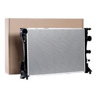 RIDEX 470R0512 - Clase de caja de cambios: Transmisión automática<br>Equipamiento de vehículo: para vehículos con/sin climatización<br>Longitud de red [mm]: 643<br>Ancho de red [mm]: 438<br>Profundidad de red [mm]: 40<br>Material aletas refrigeradoras: Aluminio<br>Artículo complementario / información complementaria 2: sin bastidor<br>Material depósitos de agua (radiador): Plástico<br>Tipo radiador: Aletas refrigeración soldadas<br>Ø entrada [mm]: 47<br>Ø salida [mm]: 47<br>
