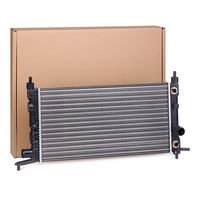 RIDEX 470R0565 - Clase de caja de cambios: Caja de cambios manual<br>Equipamiento de vehículo: para vehículos con climatizador<br>Longitud de red [mm]: 680<br>Ancho de red [mm]: 270<br>Profundidad de red [mm]: 23<br>Material aletas refrigeradoras: Aluminio<br>Artículo complementario / información complementaria 2: sin bastidor<br>Material depósitos de agua (radiador): Plástico<br>Tipo radiador: Aletas refrigeración unidas mecánicamente<br>Ø entrada [mm]: 34<br>Ø salida [mm]: 34<br>