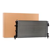 RIDEX 470R0177 - Calefacción / Refrigeración: radiador adicional<br>Material: Aluminio<br>Longitud de red [mm]: 645<br>Ancho de red [mm]: 88<br>Profundidad de red [mm]: 56<br>Tipo radiador: Aletas refrigeración soldadas<br>