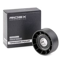 RIDEX 310T0155 - Unidades accionadas: Alternador<br>Zonas climáticas: no para zonas con clima cálido<br>Diámetro exterior [mm]: 65<br>Ancho [mm]: 26<br>Equipos/Rodillos: incl. rodillo tensor<br>Material: Aluminio<br>Material rodillos de rodadura: Plástico<br>