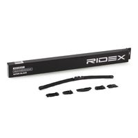 RIDEX 298W0151 - Tipo de sujeción: sujeción por gancho<br>Longitud 1 [mm]: 450<br>Tipo de escobilla: Escobillas con arco, sin spoiler<br>Lado de montaje: delante<br>