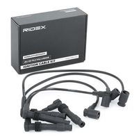 RIDEX 685I0004 - Código de motor: X 14 XE<br>Cantidad líneas: 4<br>Cable de encendido: Cable resistivo<br>Color: negro<br>