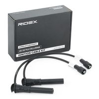 RIDEX 685I0039 - Equipamiento de vehículo: para vehículos con distribuidor de encendido<br>Cantidad líneas: 5<br>Cable de encendido: Cable resistivo<br>Color: negro<br>