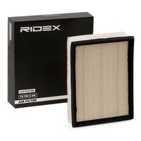 RIDEX 8A0588 - Tipo de filtro: Cartucho filtrante<br>Longitud [mm]: 240<br>Ancho [mm]: 188<br>Altura [mm]: 58<br>