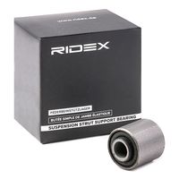RIDEX 247E0119 - Lado de montaje: posterior<br>Longitud [mm]: 40<br>Longitud [mm]: 53<br>Peso [kg]: 0,29<br>Material: Caucho/metal<br>Diámetro interior [mm]: 10<br>Diámetro exterior [mm]: 70<br>Tipo de cojinetes: Rodamiento de caucho-metal<br>peso [g]: 290<br>