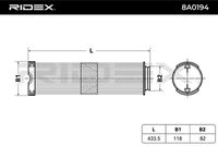 RIDEX 8A0194 - Filtro de aire