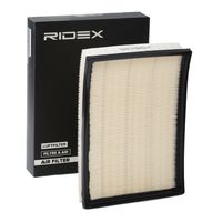 RIDEX 8A0281 - Longitud [mm]: 335<br>Ancho [mm]: 242<br>Altura [mm]: 57<br>Forma: rectangular<br>Tipo de filtro: Cartucho filtrante<br>