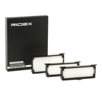 RIDEX 424I0279 - Tipo de filtro: Filtro de carbón activado<br>Longitud [mm]: 405<br>Ancho [mm]: 166<br>Altura [mm]: 32<br>
