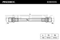 RIDEX 83B0035 - Lado de montaje: Eje delantero<br>Longitud [mm]: 310<br>Peso [kg]: 0,14<br>peso [g]: 140<br>