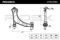RIDEX 273C0185 - Barra oscilante, suspensión de ruedas