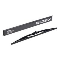 RIDEX 298W0136 - Unidad de cantidad: Juego<br>Longitud 1 [mm]: 500<br>Longitud 2 [mm]: 500<br>Tipo de escobilla: Escobillas con arco, sin spoiler<br>Lado de montaje: delante<br>Cantidad: 2<br>