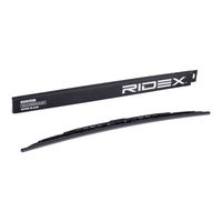 RIDEX 298W0139 - Longitud 1 [mm]: 650<br>Tipo de escobilla: Escobilla con hoja plana<br>Cantidad: 1<br>Lado de montaje: delante<br>