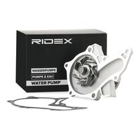 RIDEX 1260W0222 - Tipo de servicio: mecánico<br>Material: Fundición de aluminio<br>Poleas: con polea<br>poleas - Ø [mm]: 57<br>Número de dientes: 23<br>Material rotor de la bomba: Metal<br>Número de alas/palas: 7<br>Diámetro turbina [mm]: 69<br>