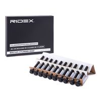 RIDEX 1217B0006 - Código de motor: 350 A1.000<br>Longitud [mm]: 96<br>Medida de rosca: M9 x 1.25<br>Perfil cabeza tornillo/tuerca: Hexágono exterior<br>Cantidad: 10<br>
