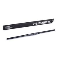 RIDEX 298W0269 - Lado de montaje: delante<br>Unidad de cantidad: Juego<br>Styling: con spoiler<br>Longitud 1 [mm]: 600<br>Longitud 2 [mm]: 400<br>Tipo de escobilla: Escobillas con arco, con spoiler<br>