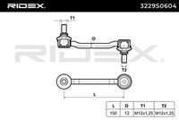 RIDEX 3229S0604 - Lado de montaje: Eje delantero<br>Barra / Montante: Barra de acomplamiento<br>Número de fabricación: ZLP-HY-545<br>