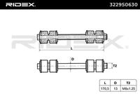 RIDEX 3229S0630 - Barra / Montante: Barra de péndulo<br>Lado de montaje: Eje delantero<br>Longitud [mm]: 195<br>Peso [kg]: 0,2<br>