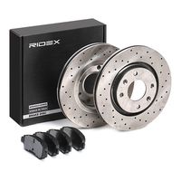 RIDEX 3405B0955 - Kit frenos, freno de disco