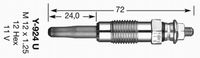NGK 4950 - Bujía de precalentamiento