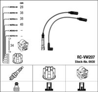 NGK 0938 - Juego de cables de encendido