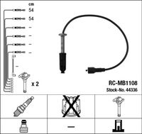 NGK 44336 - Juego de cables de encendido