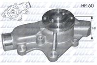 DOLZ J202 - Bomba de agua, refrigeración del motor