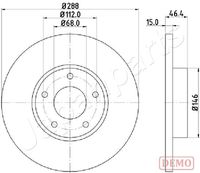 COMLINE ADC1432 - Disco de freno - Comline