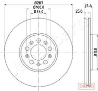 COMLINE ADC1420V - Disco de freno - Comline
