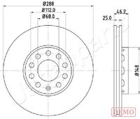 BREMBO 09A42814 - Disco de freno - PRIME LINE