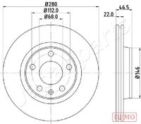 COMLINE ADC1489V - Disco de freno - Comline