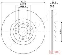 COMLINE ADC1435V - Disco de freno - Comline