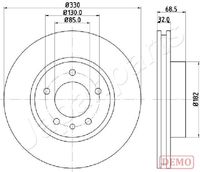 HELLA 8DD355129761 - Disco de freno - PRO High Carbon