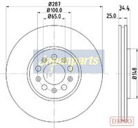 HART 241044 - Disco de freno - PREMIUM LINE